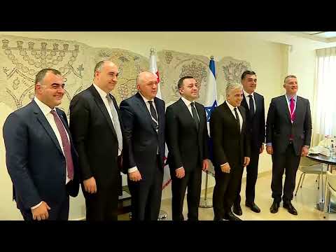 პრემიერი ისრაელის საგარეო საქმეთა მინისტრსა და ალტერნატიულ პრემიერ-მინისტრს იაირ ლაპიდს შეხვდა